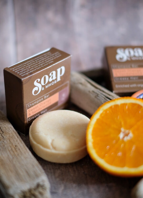 Sweet Orange & Sandalwood Shampoo Bar