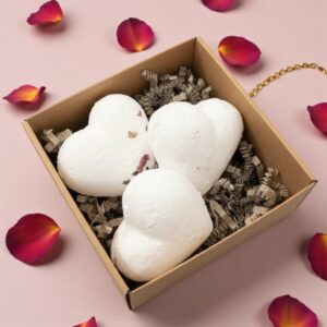 Valentine’s Heart Bath Bomb Gift Set